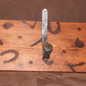 Coat Rack Rail Road Spike