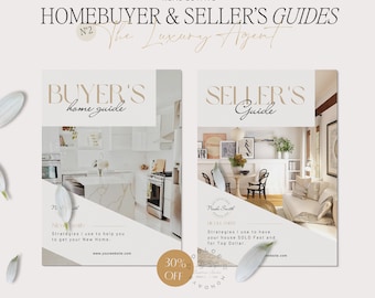 Luxury Real Estate Homebuyer & Seller Guides: Canva Template