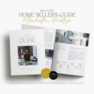 Home Seller Guide: Real Estate Listing Presentation (Canva Template)