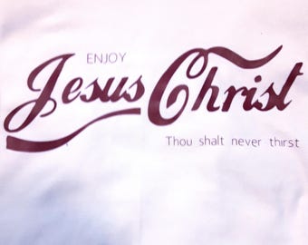 Jesus Christ in Coca Cola Font