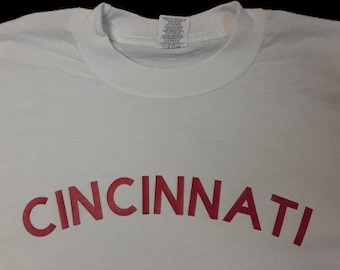 Cincnnati Baseball Custom Name and Number- Jersey Style T Shirt