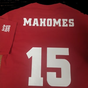 Mahomes Replica #15 T Shirt