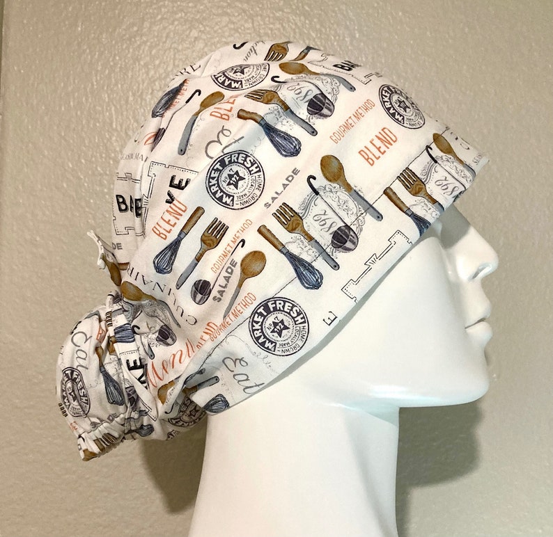 Baking Hair Covering Bakery Chef Hat Kitchen Scrub Cap Etsy