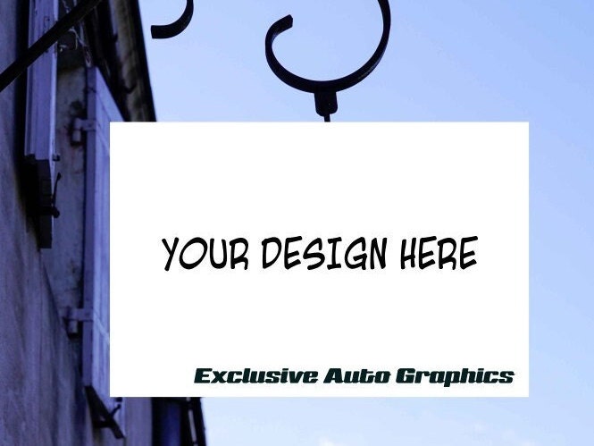 Full Color Custom Printed Sign – 13.5x4 Inch Rectangle – Aluminum/Plastic