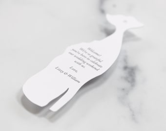 Nantucket Wedding Welcome Bag Tags | 5 Tags per Pack