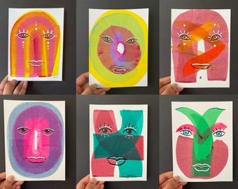 Originals on paper- 'Face2Face’
