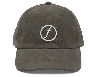 Factory Records Embroidered Corduroy Cap: Manchester Music Merch Hat