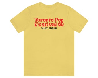 Toronto Pop Festival 1969/Music Festival Tshirt/Pop Festival Tshirt/music history/retro Tshirt/ Toronto Pop Fest/concert Tshirt/music gift