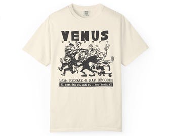 Venus Records NYC Punk Rock T-Shirt: 80s Greenwich Village Music Store