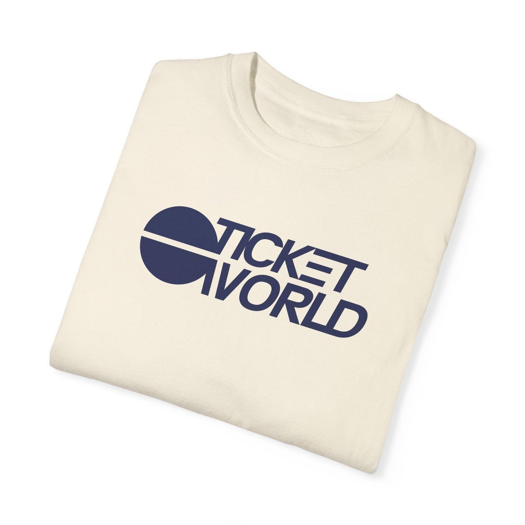 Ticketworld Outlets Ticket World Tshirt/ticket World/vintage Concert Tickets/retro ...
