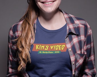 Kims Video/Film Nerd Tshirt/Indie Film/Defunct store/Video Rental Tshirt/Mondo Kims/NYC Tshirt/Video Tshirt/Film Tshirt/Vintage Inspired/VHS