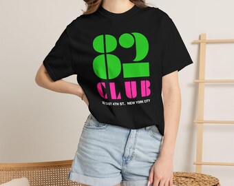 Club 82 NYC Drag Club Retro Nightclub T-Shirt