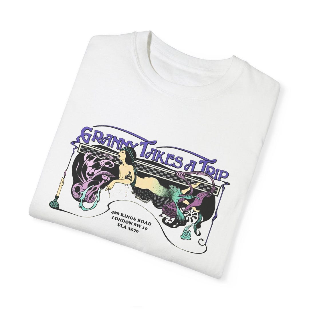 Granny Takes a Trip T-shirt, 1960s Psychedelic Fashion - Etsy