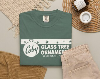 Coby Glass Tree Christmas Ornament T-Shirt