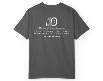 Factory Records 1986 Employee Tee/Factory Records Tshirt/Factory Records/Record label Tshirt/Music Tee/Joy Division/New Order/Hacienda