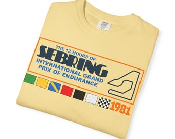 Sebring Endurance Race 1981 Retro Racing Tee