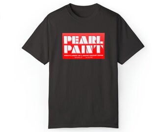 Pearl Paint NYC Graphic Tee, Retro Artist T-Shirt