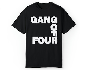 Gang of Four/GOF/Gang of Four Tshirt/Post Punk/Punk rock/Band Tshirt/Music Merch/Tour Merch/music lover/Unisex Oversized Fit/England/1970s