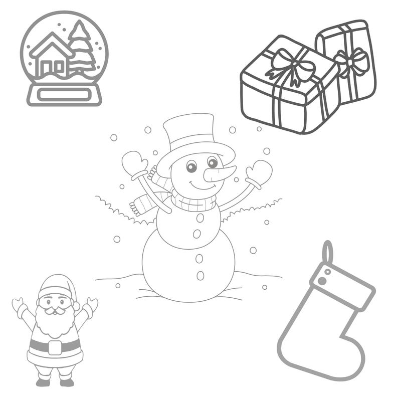 Christmas Coloring Pages Printable Holiday Coloring Sheets for Kids
