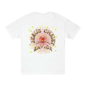 Unisex Classic Tee T-Shirt Tee Shirt Tee-Shirt On Back Reads: Jesus Christ Is My Personal Savior