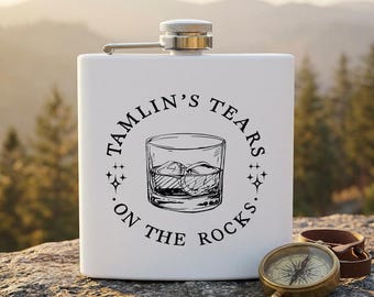 Tamlin's Tears on the Rocks Flask | 6oz Stainless Steel Hip Flask