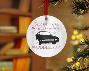 Supernatural Impala Christmas Ornament: Deck the Halls with Salt & Iron