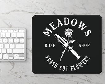 Tappetino per mouse Haunting Adeline Meadows Flower Shop, design Dark Romance, accessorio da scrivania, Booktok TikTok must have, Shadow Daddy, Zade Meadows