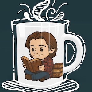 Gepersonaliseerde bovennatuurlijke mok: Sam Winchester &#39;So get this...&#39; keramische beker, SPN Fandom