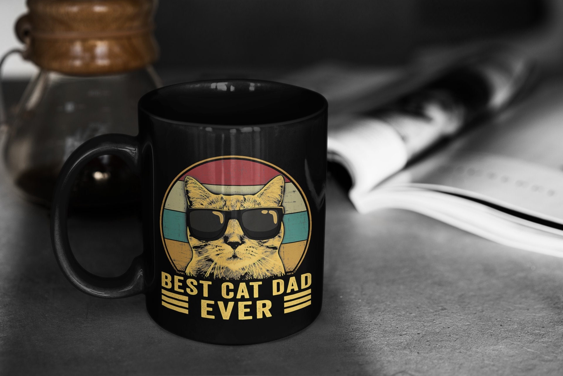 Sweet Water Decor Dog Dad Coffee Mug - 11oz Ceramic Campfire Style Cup - View #13