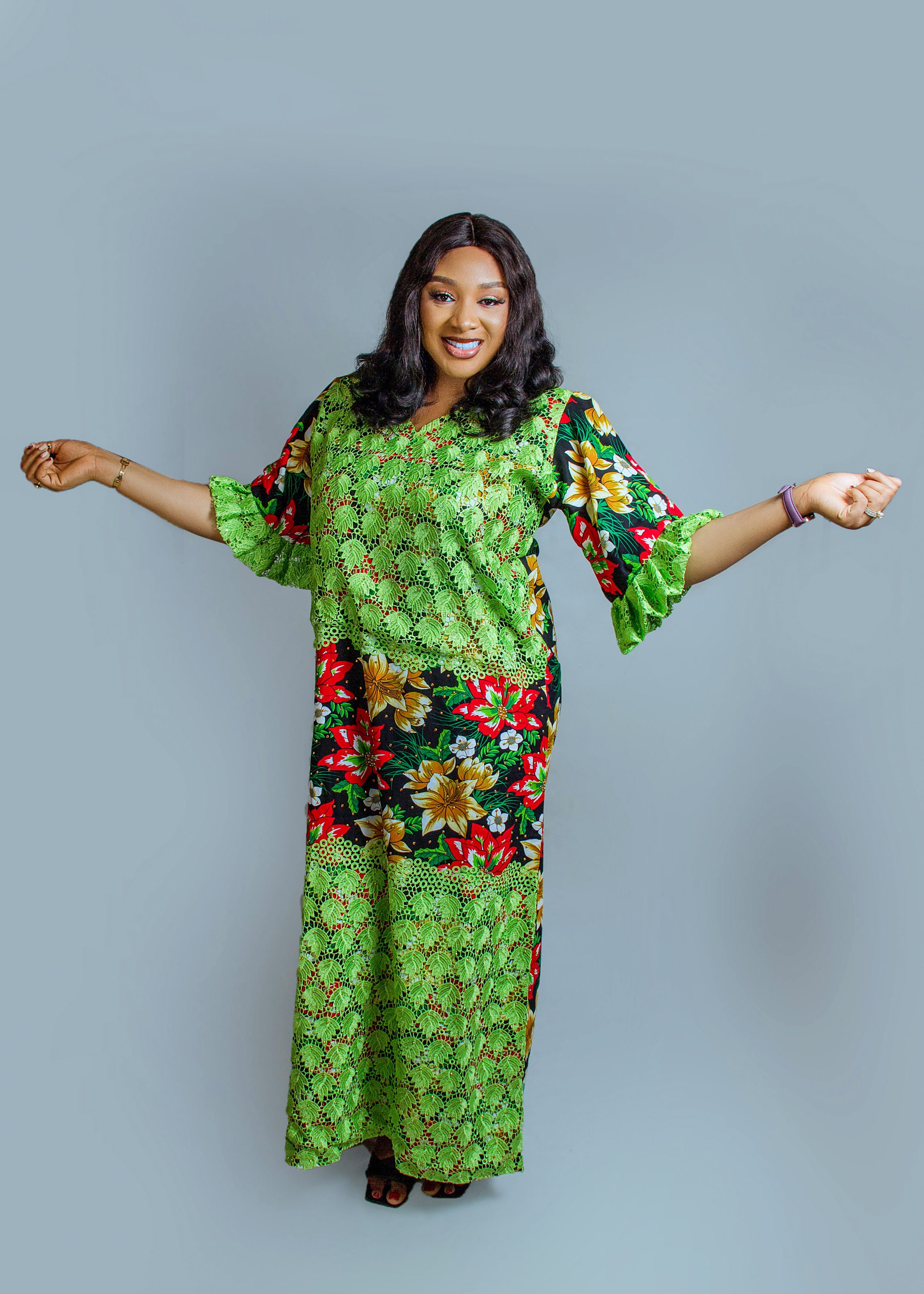 African Lime Green Dresses - Etsy