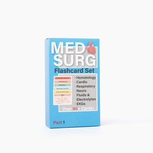 Medsurg Karteikarten Krankenpflege