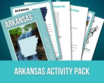 Arkansas Activity Pack for Roadschool