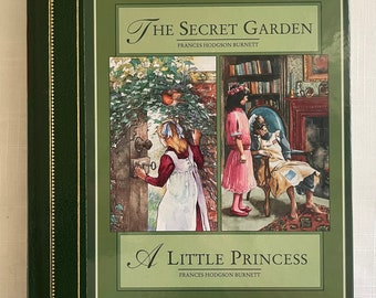 The Secret Garden & A Little Princess 1995 Classic Library Illustrated Hardcover, Frances Hodgson Burnett