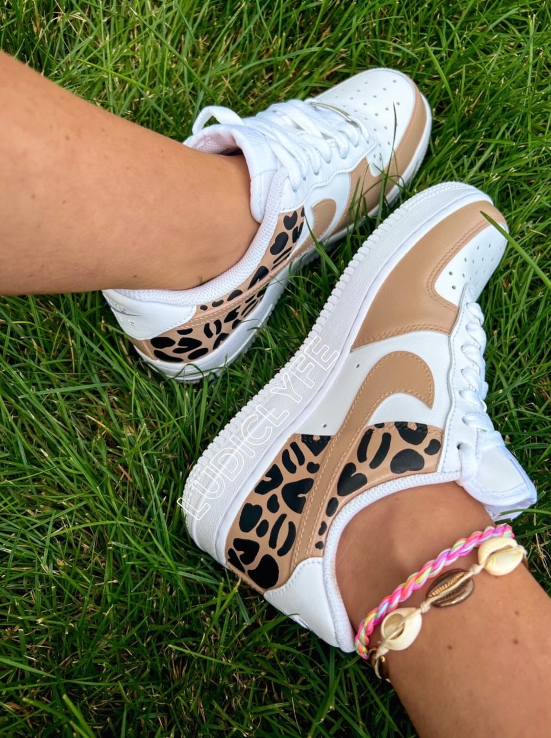 custom air force 1 cheetah print