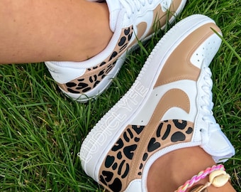 Custom animal print Air Force 1, cheetah Air Force 1