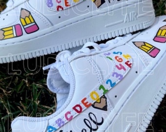 Custom teacher Air Force 1, Teacher Shoes