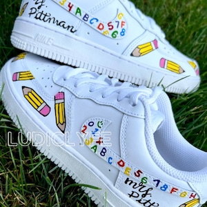 Custom teacher Air Force 1