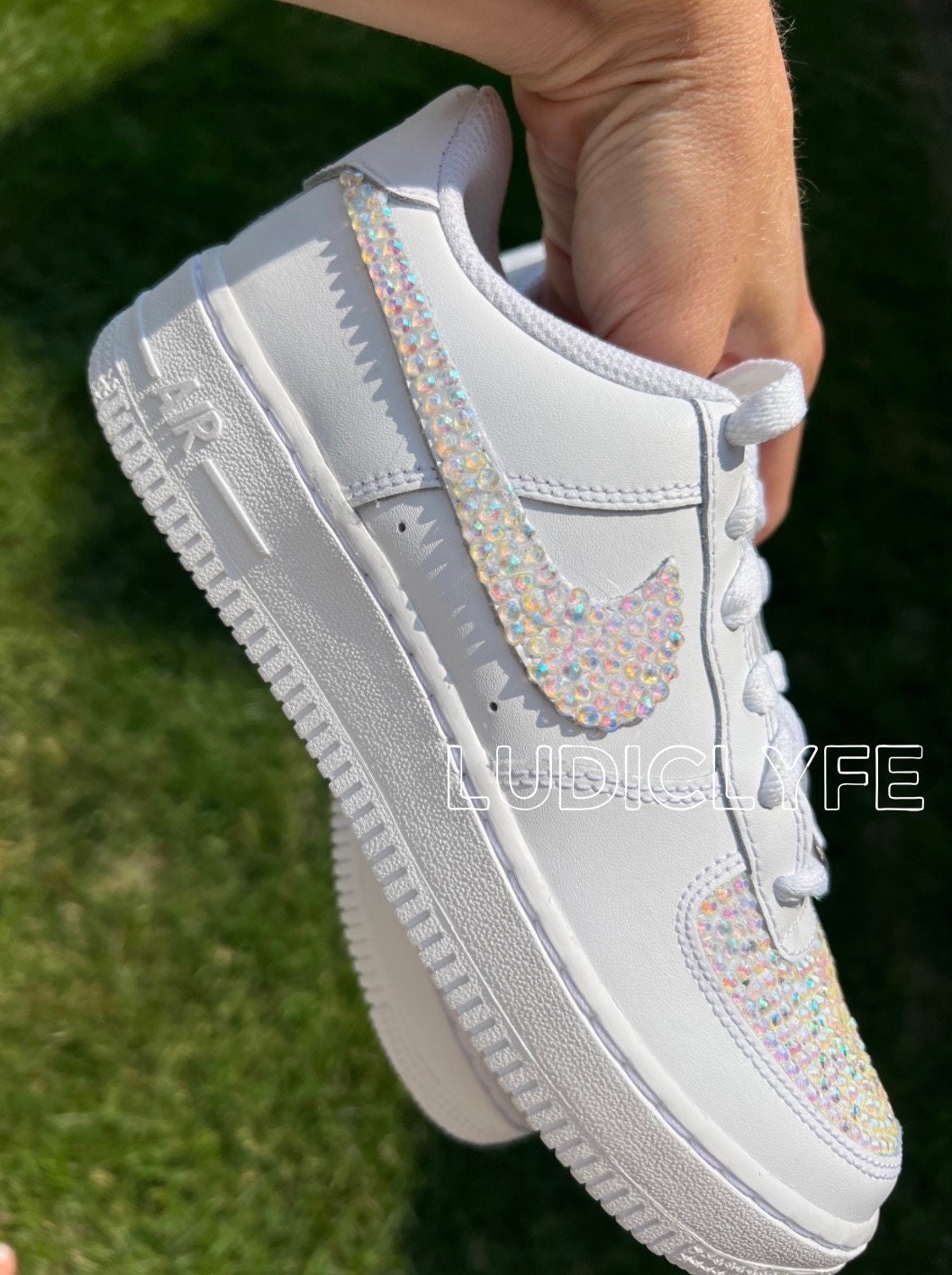 custom rhinestone air force 1
