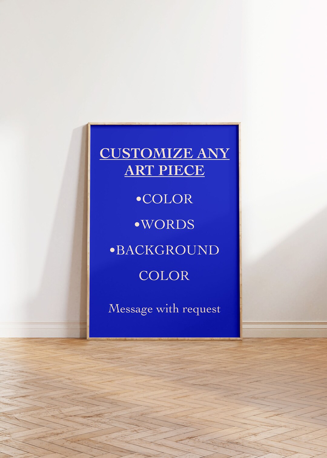 Customize Printable Wall Art, Customizable, Custom Order, Made to Order