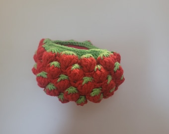 Strawberry Coin Purse Crochet Pattern