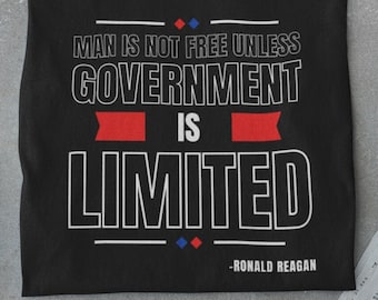 T-shirt Konservativ Shirt Patriotisches Geschenk Shirt Vatertag Antiliberal Shirt 4. Juli Tshirt Republikaner Shirt Ronald Reagan Tshirt