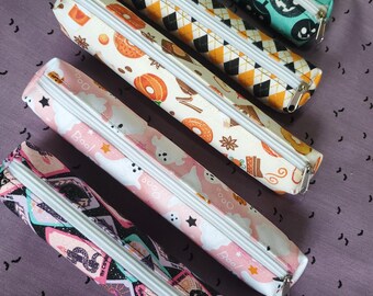 Thin Stationary Bag | Autumn | Halloween | Cosmetic Bag | Travel Pouch | Make up Pouch