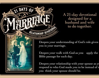21 Days of Marriage: A Marriage Devotional for Husband and Wife Together