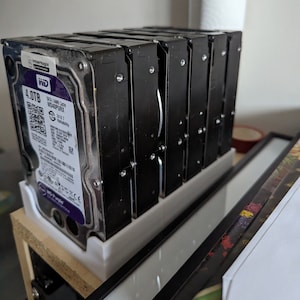 6 x 3.5&quot; Hard Drive Holder (Vertical)