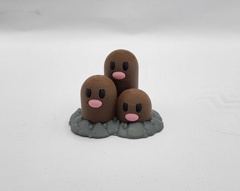 Diglett / Dugtrio / 3D Printing