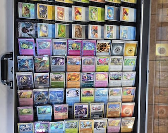 Suporte personalizado para exibição de cartas TCG, compatível com Toploaders V3, para Bakbarbe 34"X22"X3 e similares.