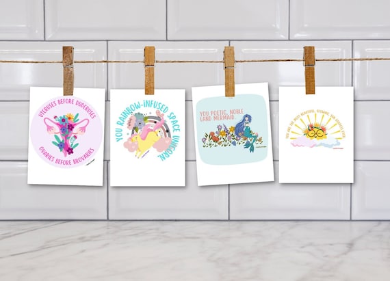 Leslie Knope Quote Galentines/Mothers/Womens Day Print-at-Home Cards
