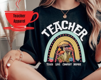 T-shirt de l'enseignant, retour à l'école, tenue de l'enseignant, chemise du premier jour d'école pour les enseignants, cadeau de l'enseignant, appréciation de l'enseignant, maternelle