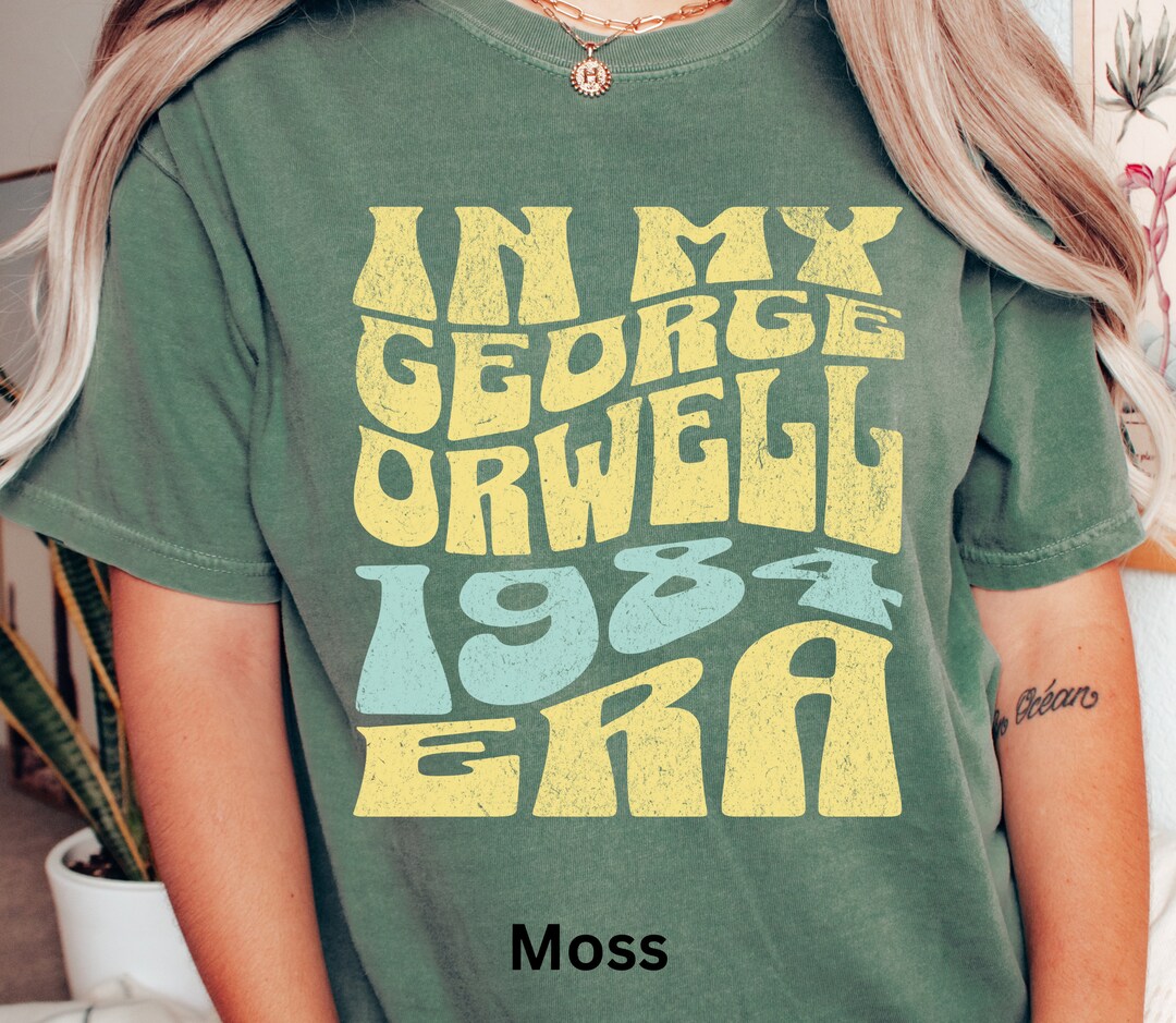 George Orwell 1984 Shirt, Comfort Colors Shirt, Anti Media Shirt, Anti ...