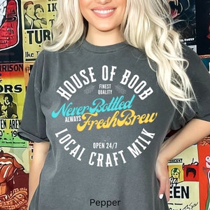 Breastfeeding T-shirt, Comfort Colors, Funny New Mom Shirt, Funny Breastfeeding Shirt, BrewingCo
